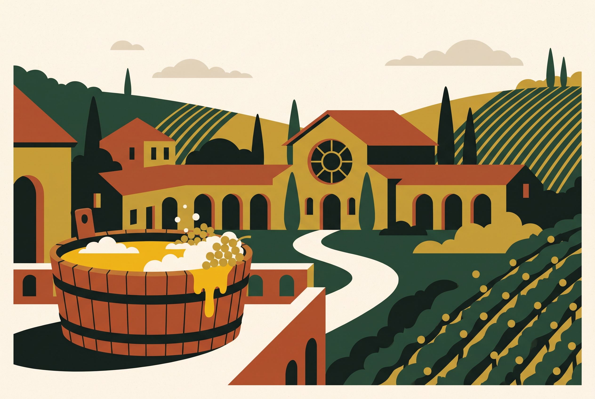 Le Colombier : les bains au riesling en plein vignoble d'Obernai