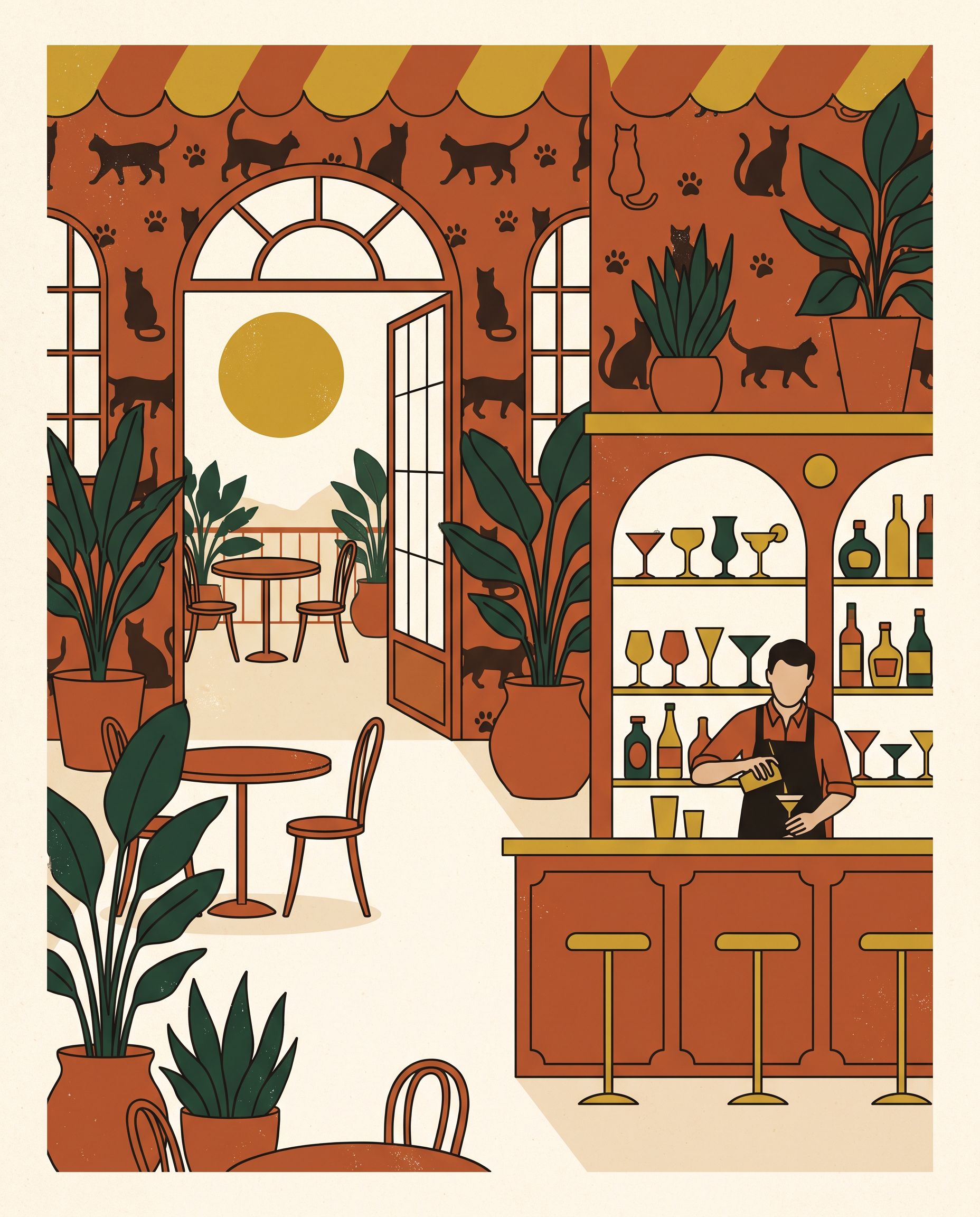 Léobar : 70 vins, des cocktails et la terrasse cachée du Fossé-des-Tanneurs