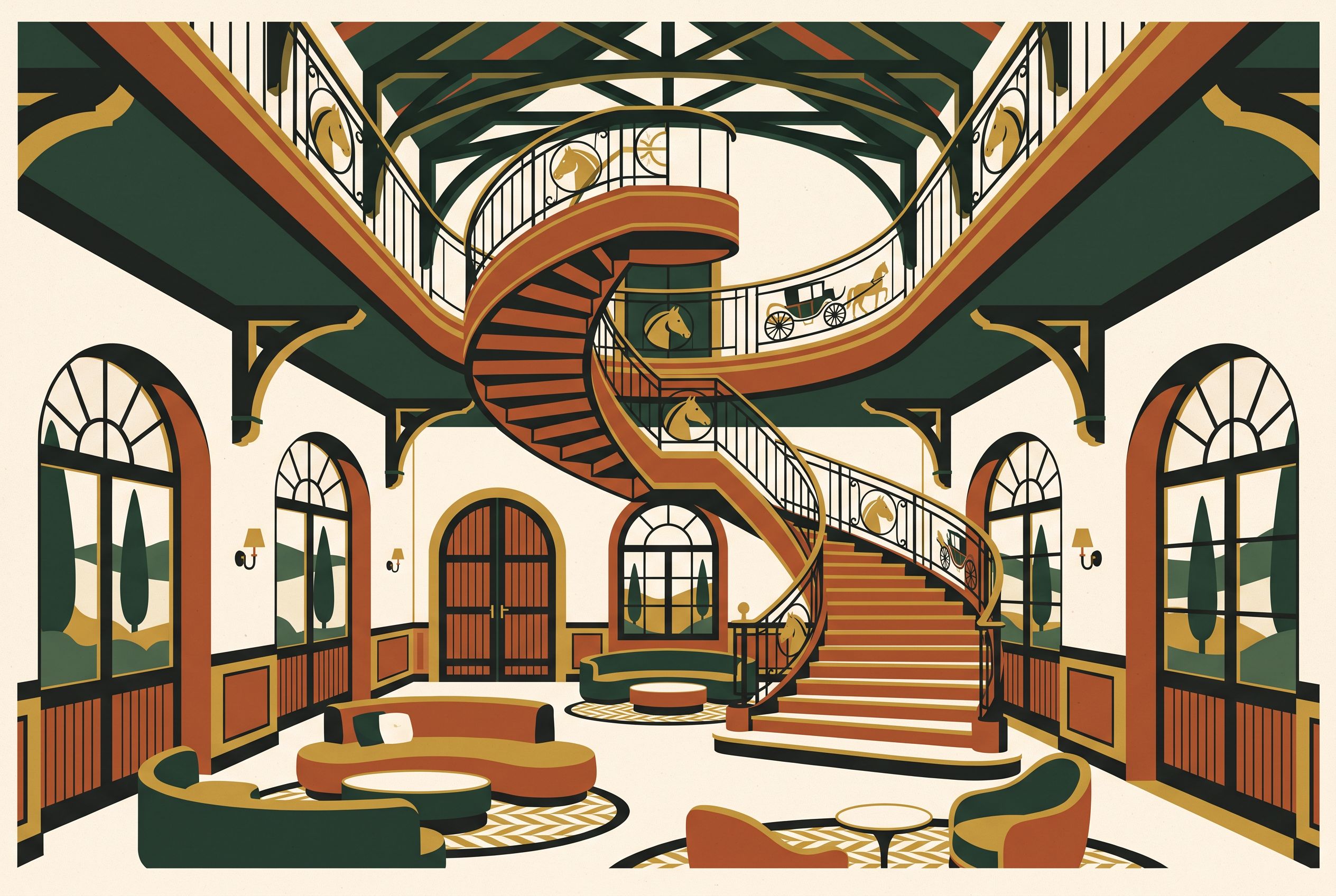 Les Haras : le design hôtel des anciennes écuries royales