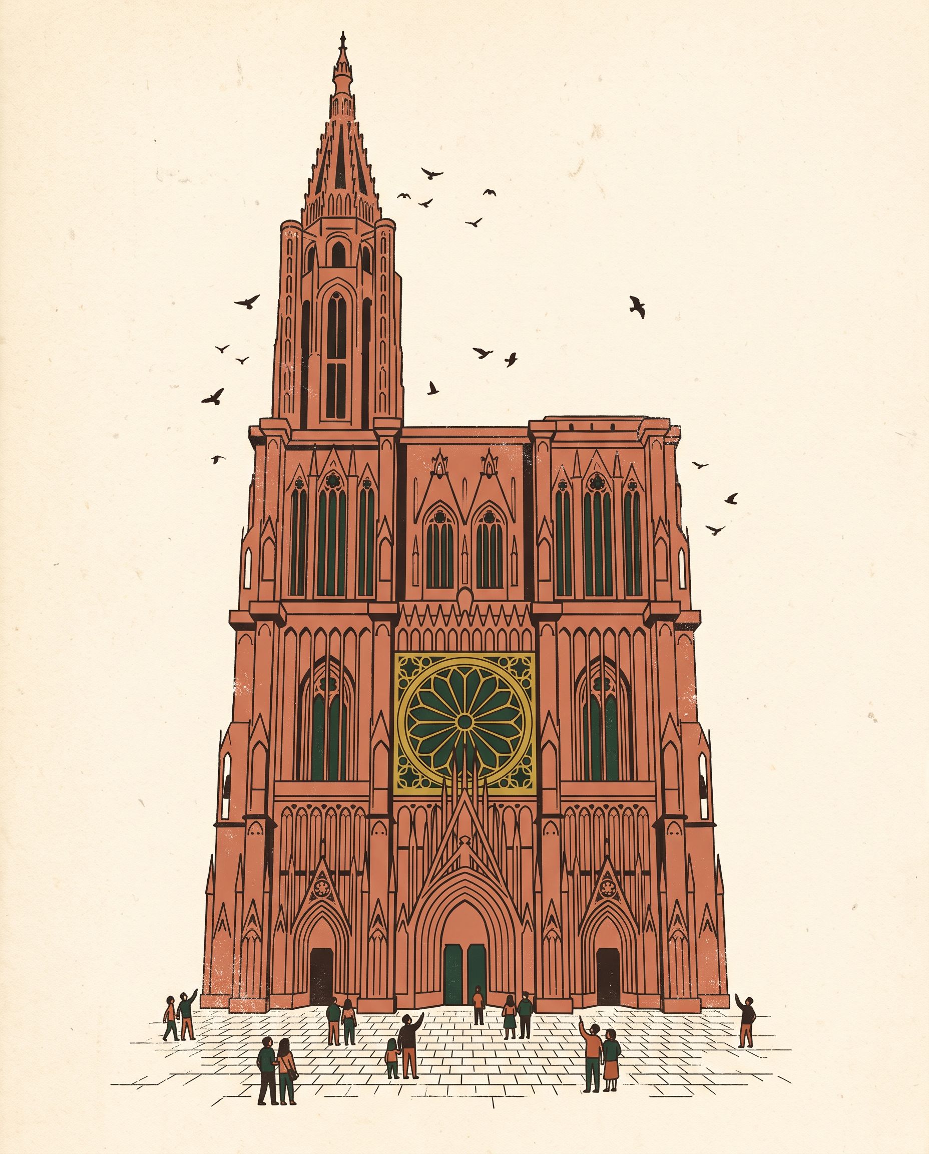 Visiter la cathédrale de Strasbourg : plateforme, horloge, horaires