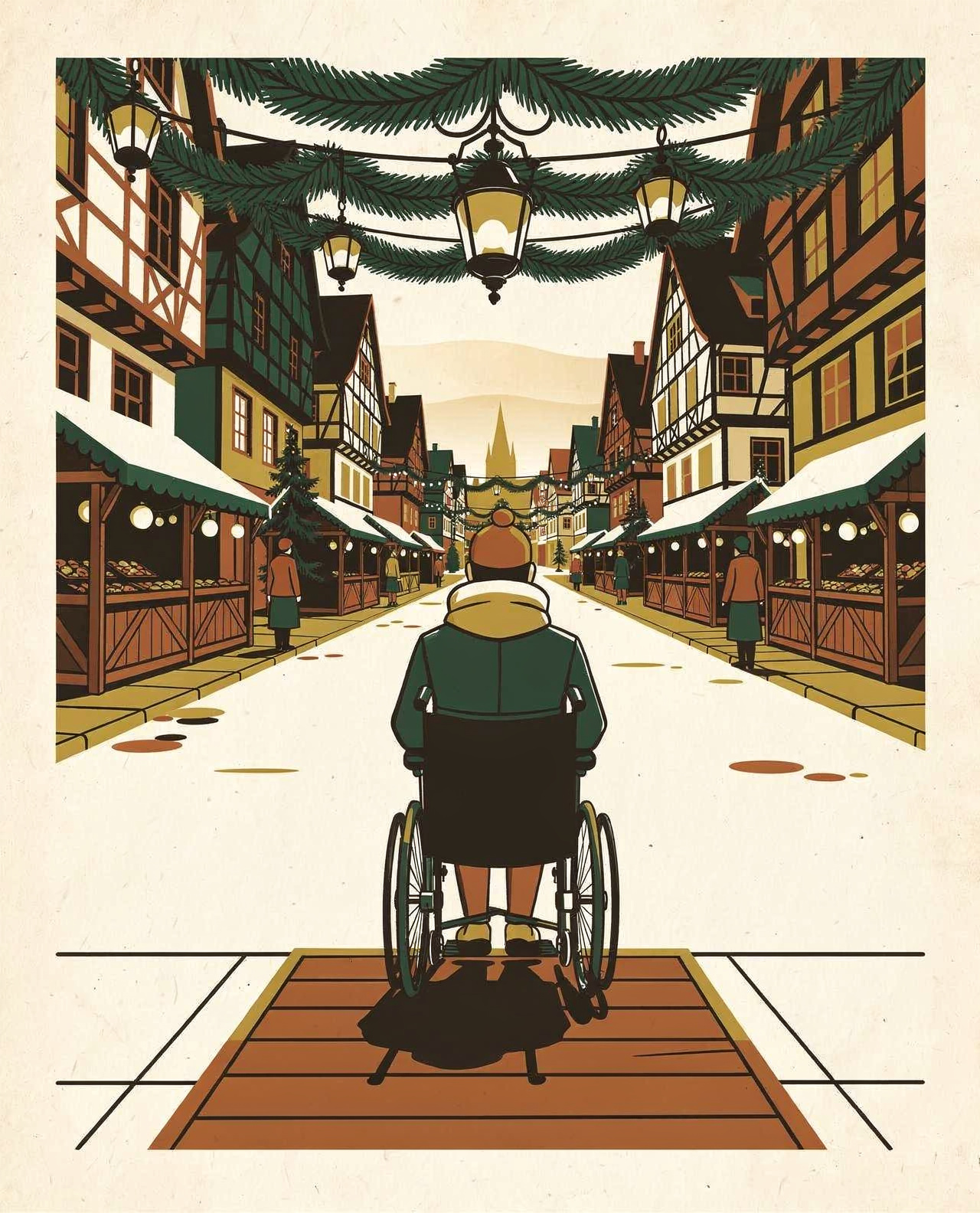 Le marché de Noël de Strasbourg en fauteuil roulant : ce qui marche vraiment