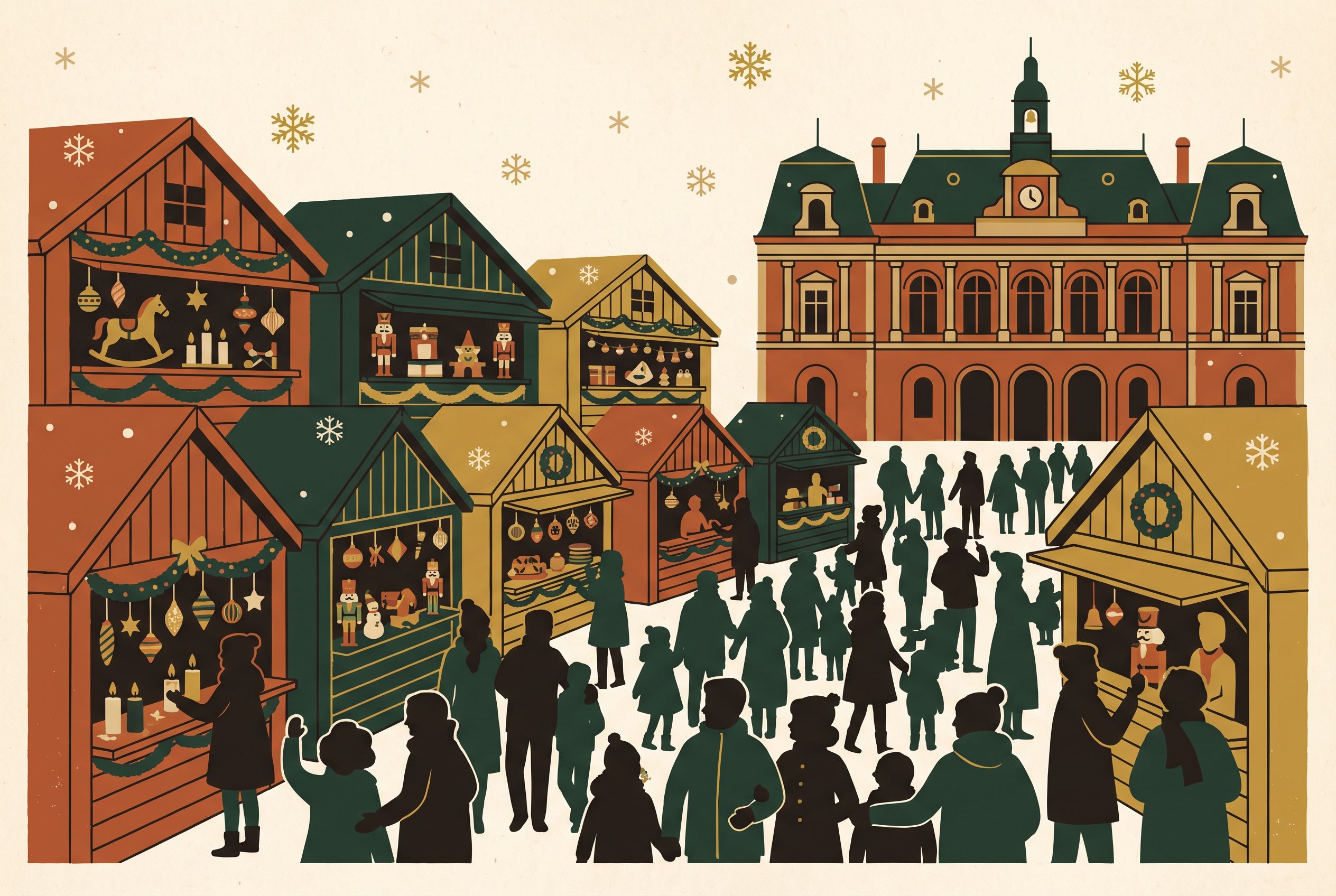 Le Christkindelsmärik, marché de Noël historique de la place Broglie à Strasbourg