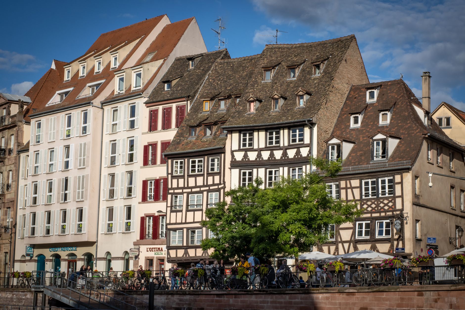 Maisons à colombages traditionnelles du centre historique de Strasbourg