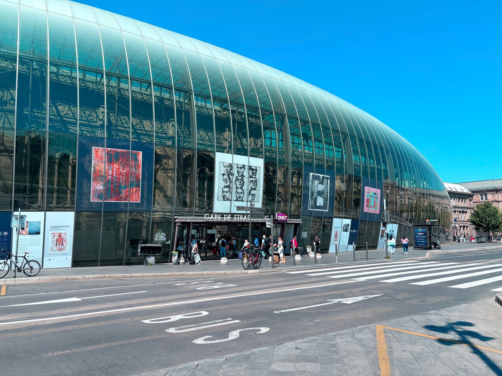 La verrière contemporaine de la gare de Strasbourg