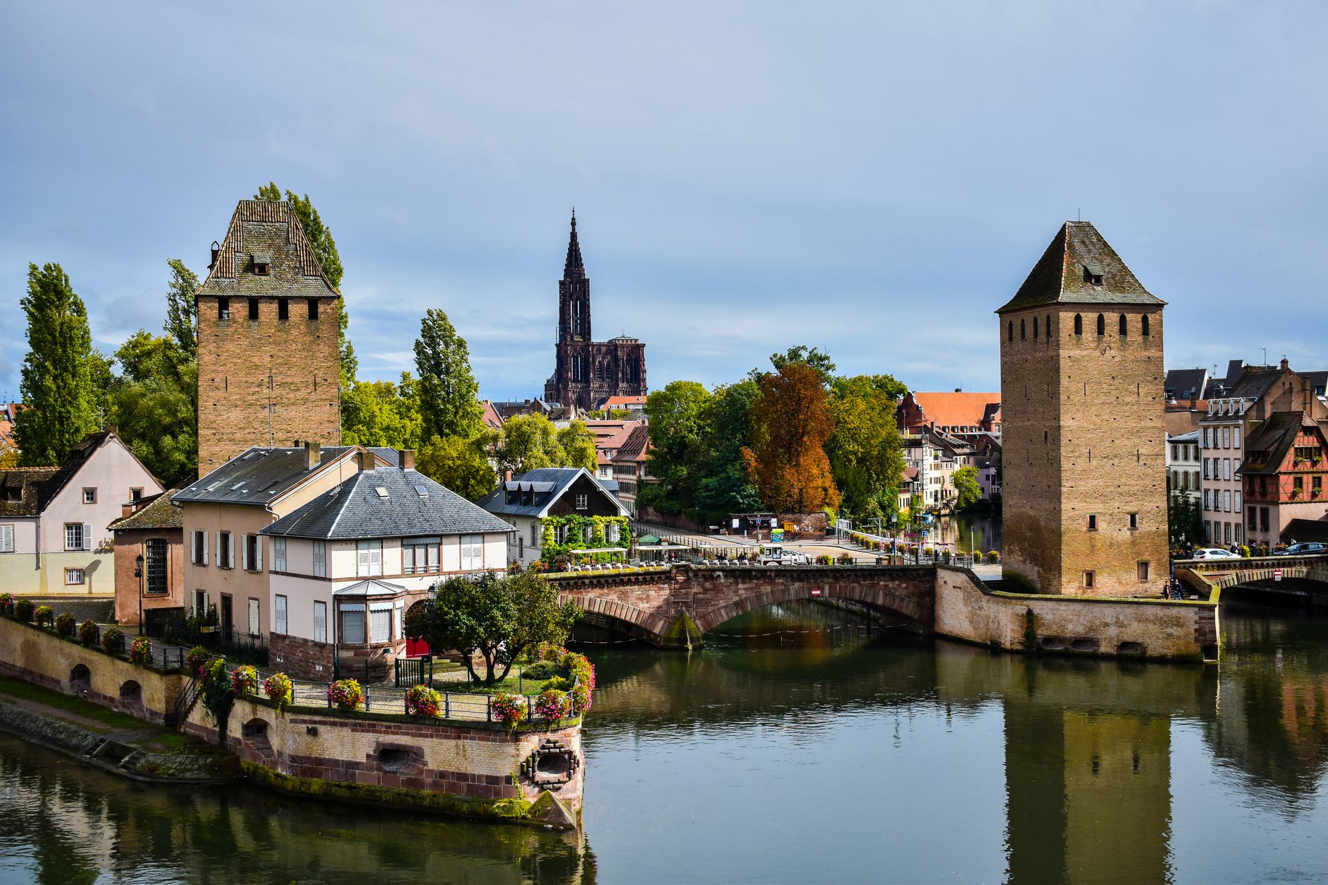 Les Ponts Couverts et les tours médiévales de Strasbourg